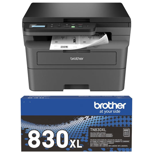 Brother HL-L2465DW Monochrome Multi-Function Laser Printer Plus Toner (Bundle)