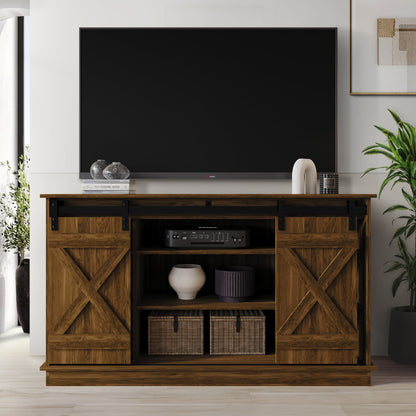 Castle Place Vintage 54" TV Stand Console for TVs up to 65", White