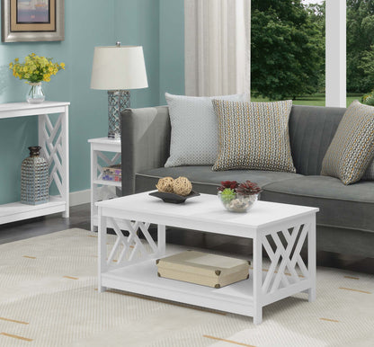 Convenience Concepts Titan Coffee Table with Shelf, Multiple Finishes