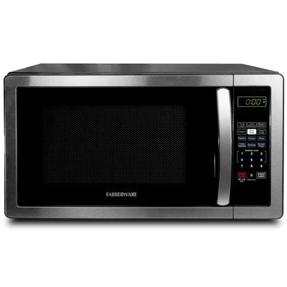 Farberware 1.1 Cu. Ft. 1000-Watt Compact Microwave Oven, Black