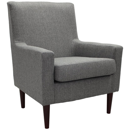 Fox Hill Trading Emma Lounge Chair, Gray