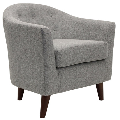 Fox Hill Trading Marissa Accent Chair, Light Gray