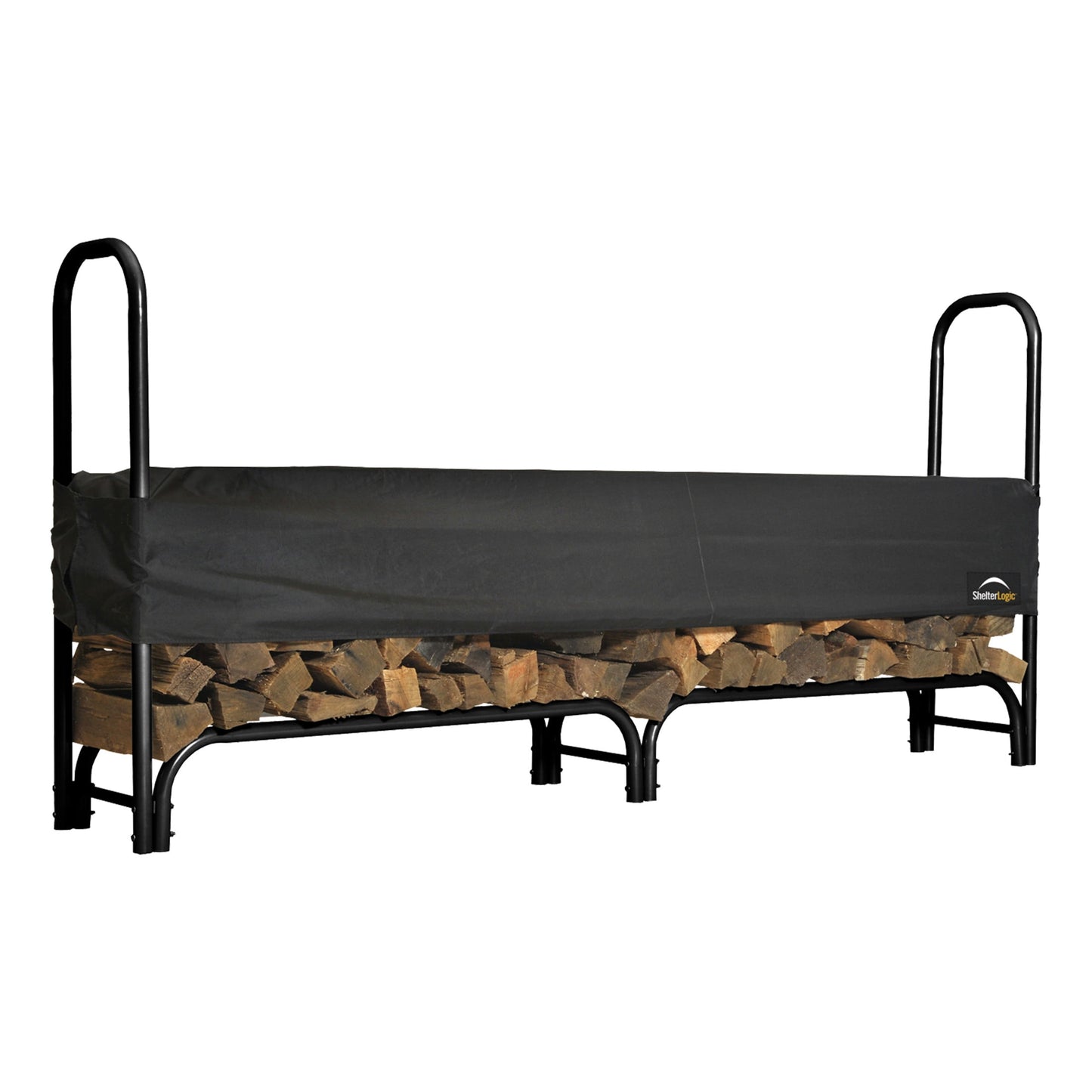 Heavy Duty Firewood Rack with Cover 8 ft.