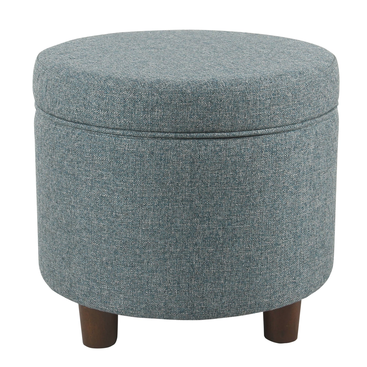 HomePop Round Storage Ottoman, Multiple Colors