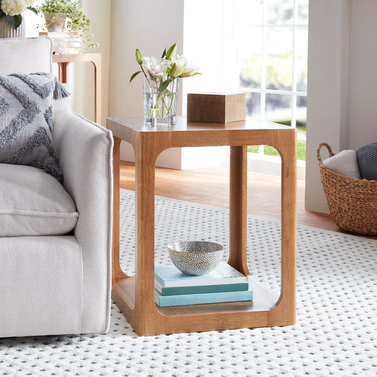 My Texas House Haven End Table, Living Room, Warm Brown