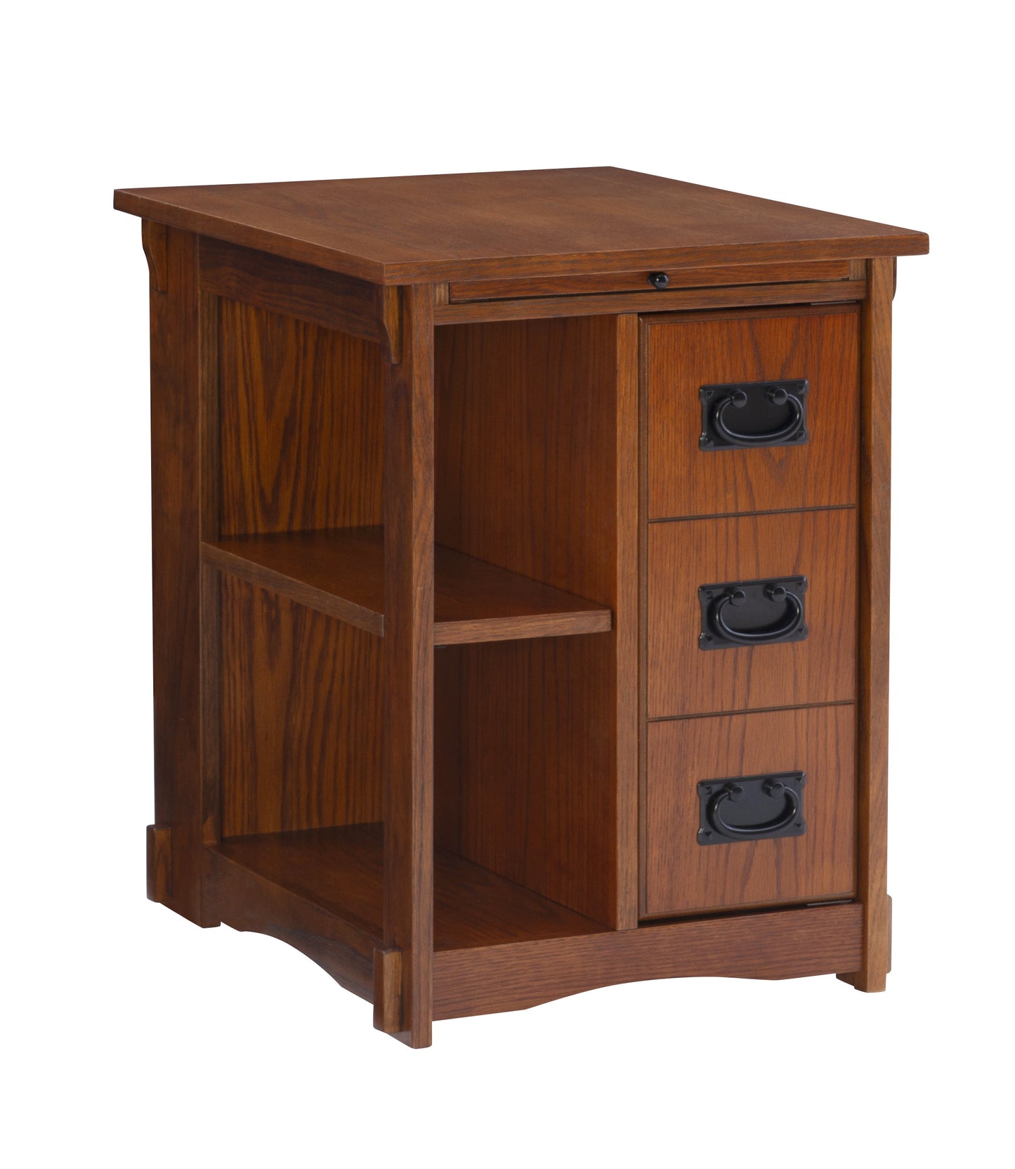Powell Mission Oak Cabinet Table