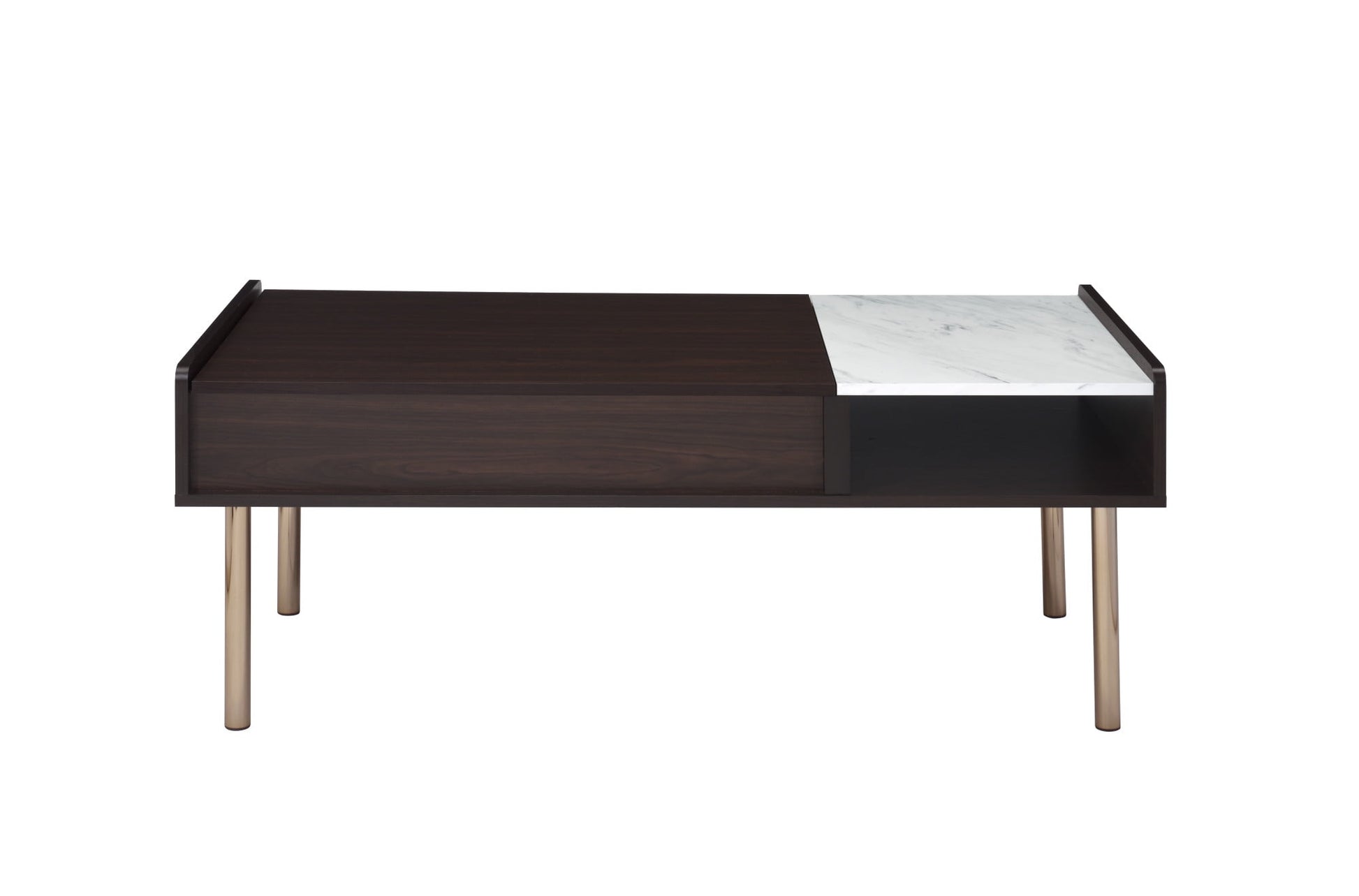 Steve Silver Carrie Indoor 51.5" H Mid-Century Modern Lift Top Coffee Table, Walnut