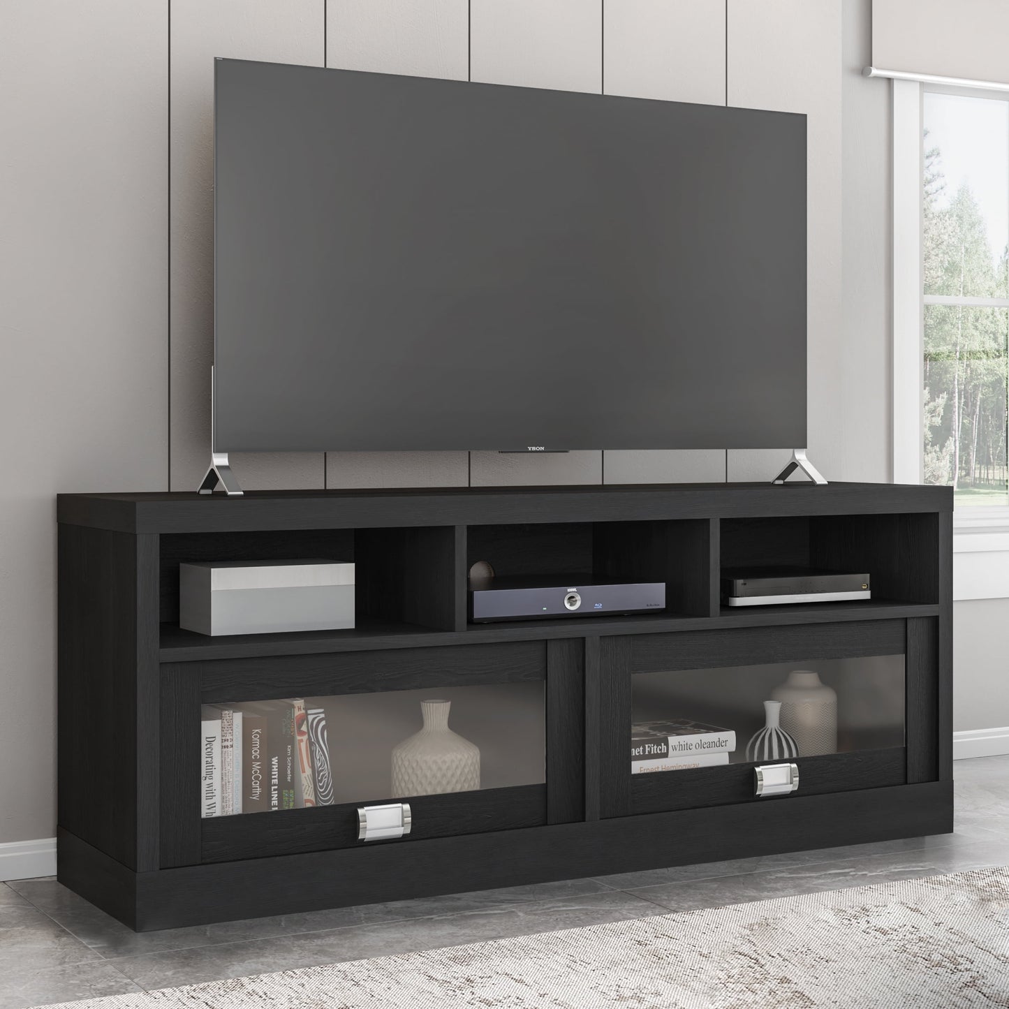 Techni Mobili 58" W Durbin TV Stand for TVs up to 75", Espresso