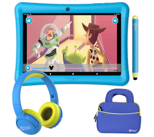 Contixo 10.1" 64GB Kids Tablet w/ HeadphonesBag & Stylus