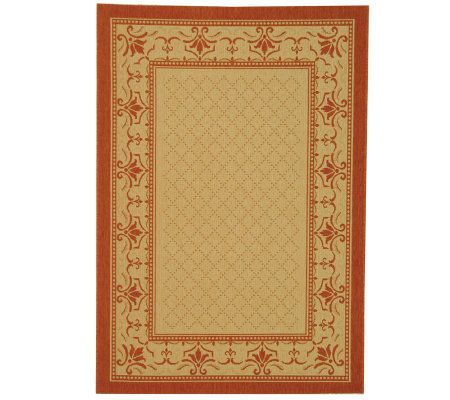 Safavieh Courtyard Trellis Vine 6'7" x 9'6" Rug