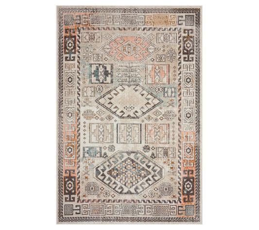 Ox Bay Traditional Southwestern Indoor Outdoor Rug, 7' x 9'