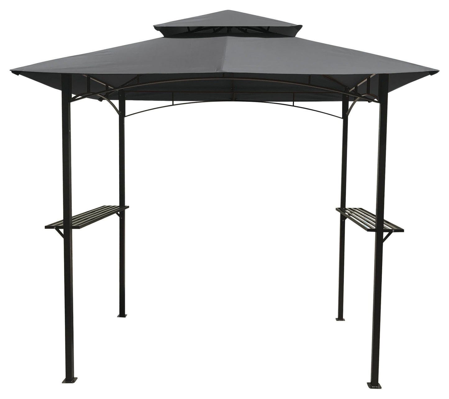 Backyard Expressions 8' x 5' BBQ Grilling Gazebo w/ LED Lights