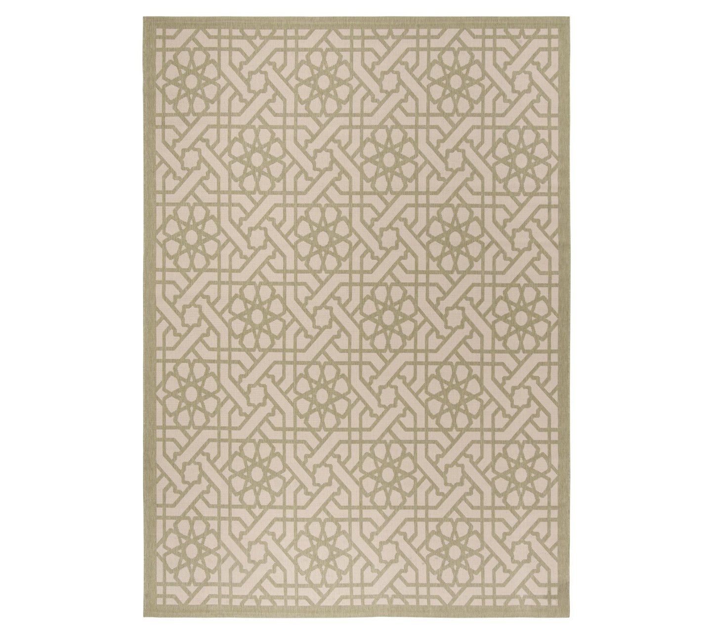 Martha Stewart Outdoor Triumph Lily Pad 5'3" x'7" Rug