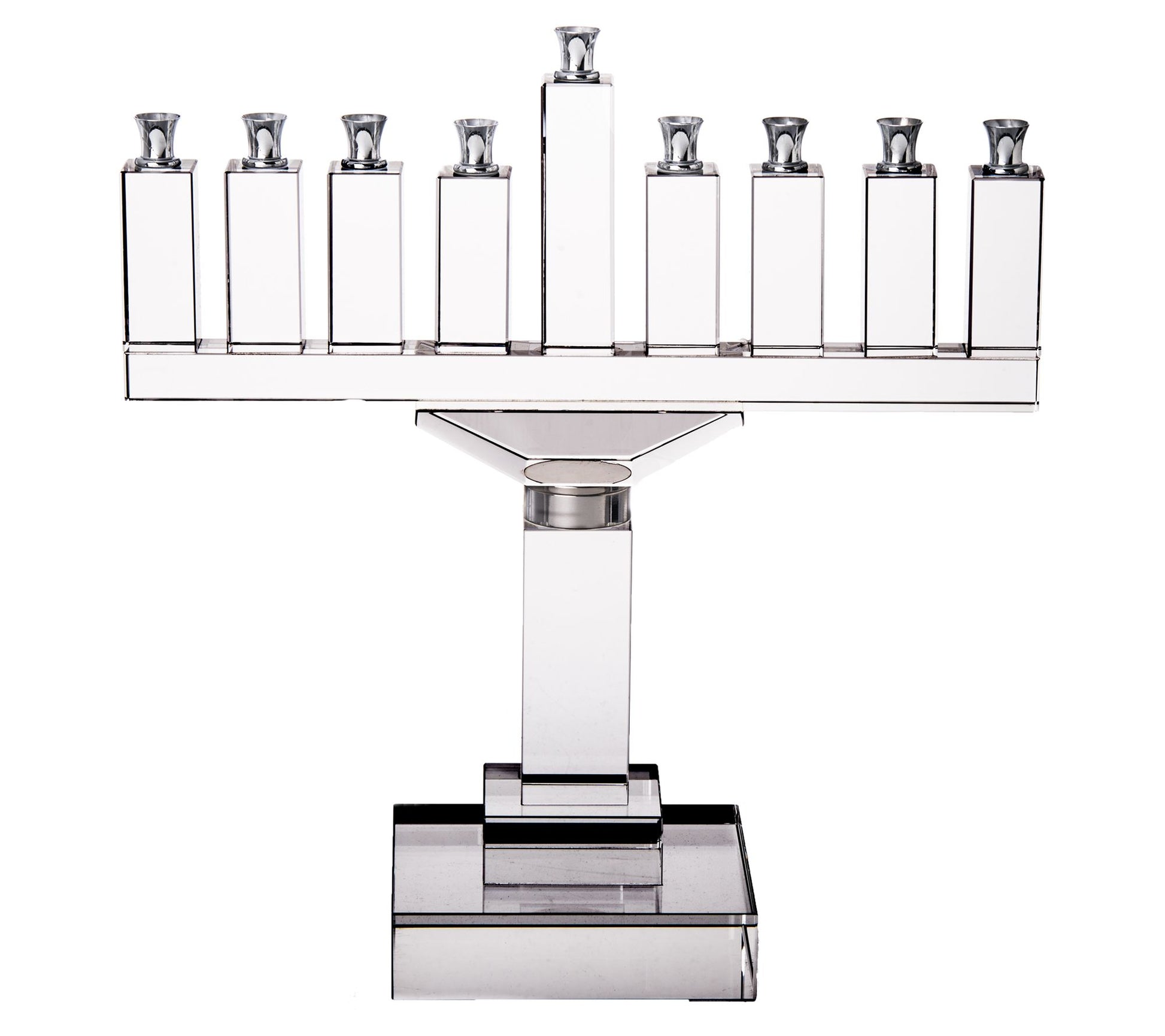 Copa Judaica Traditional Crystal Menorah