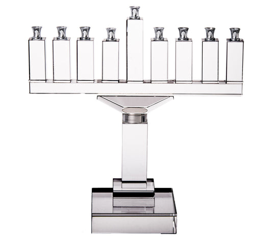 Copa Judaica Traditional Crystal Menorah