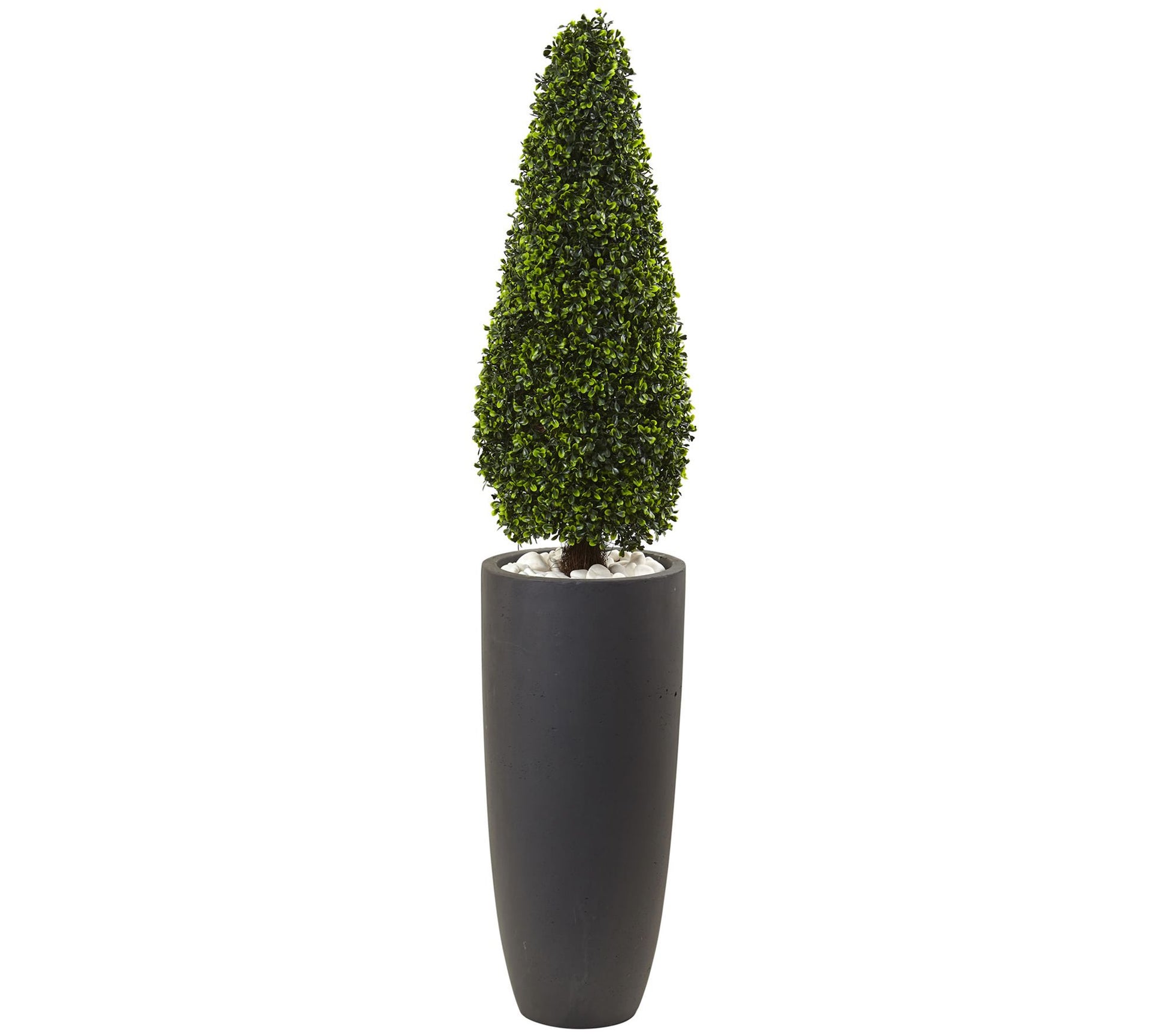 50" Boxwood Topiary Tree with Planter by NearlyNatural