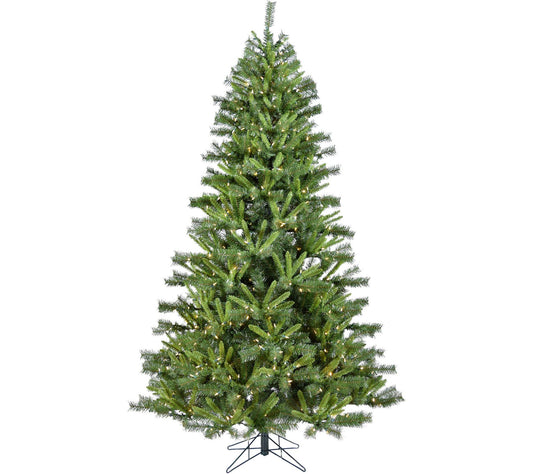 Christmas Time 7.5' Norway Pine Clear Prelit Tree