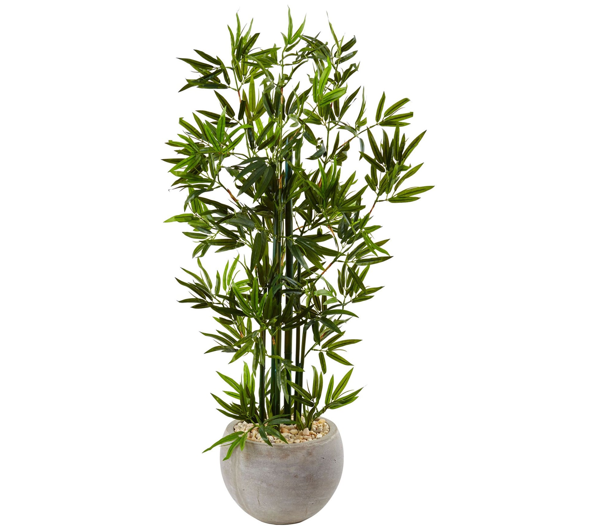 4' Bamboo Tree in Sand Colored Bowl by Nearly Natural