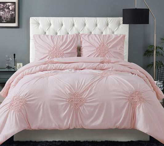 Christian Siriano NY Georgia Rouched King Comforter Set