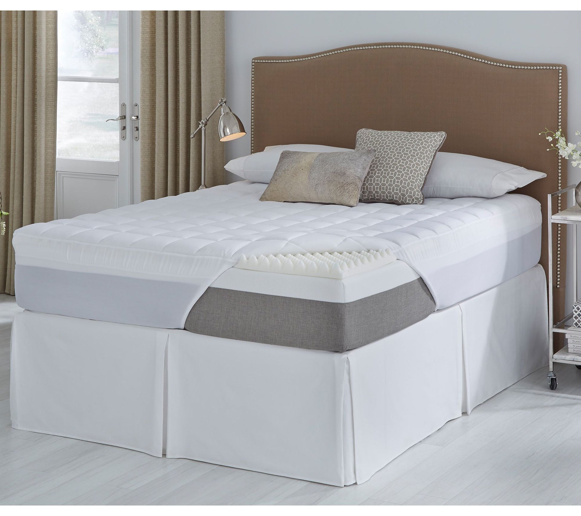 ComforPedic from BeautyRest King 3.5" Memory Foam Top/Cover
