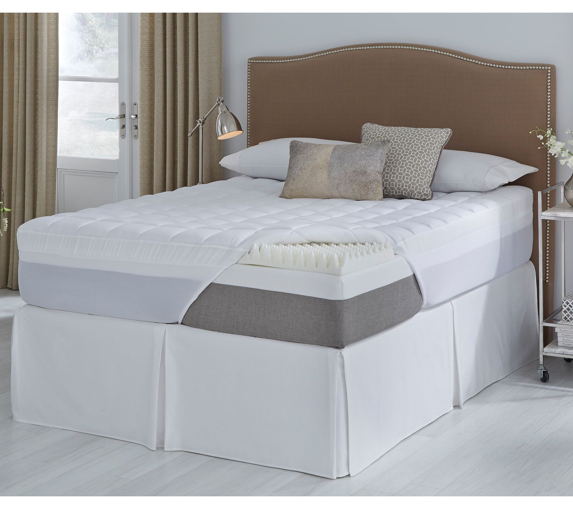 ComforPedic from BeautyRest King 4.5" Reversible Foam Topper