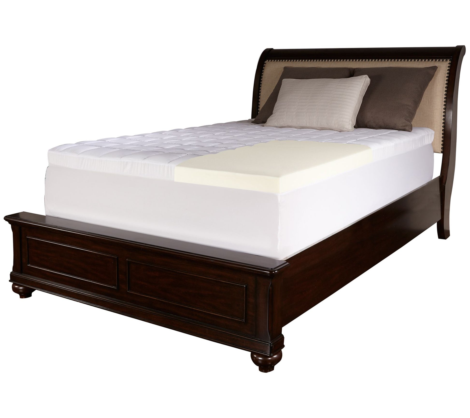 ComforPedic from BeautyRest 4.5" Memory Foam Topper - King