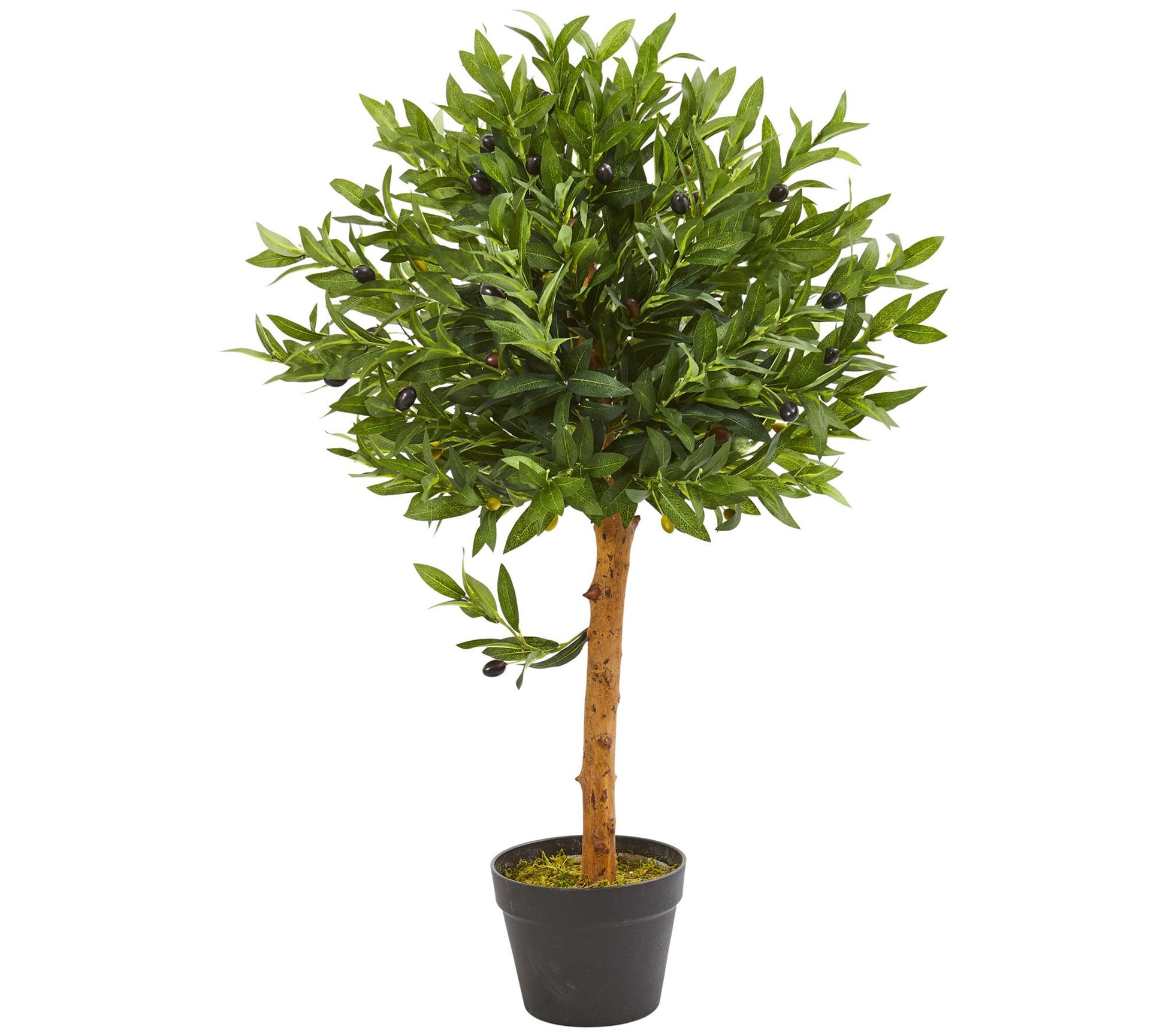 34" Olive Topiary Artificial Tree by Nearly Natural