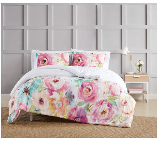 Christian Siriano NY Spring Flowers 3-pc King Comforter Set