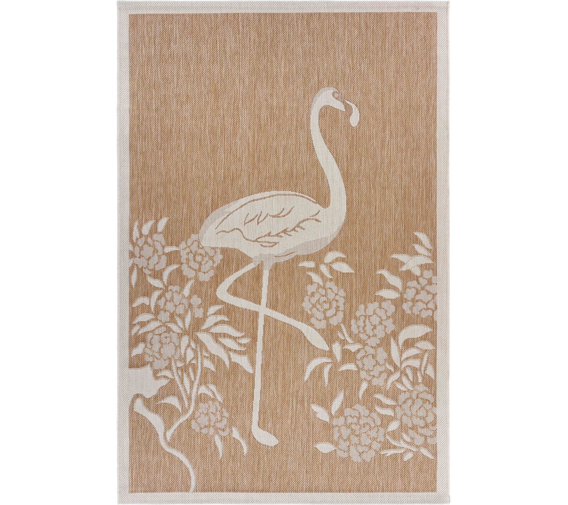 Ox Bay Flamingo Indoor/Outdoor Catalina Rug 7'9" x 9'9"