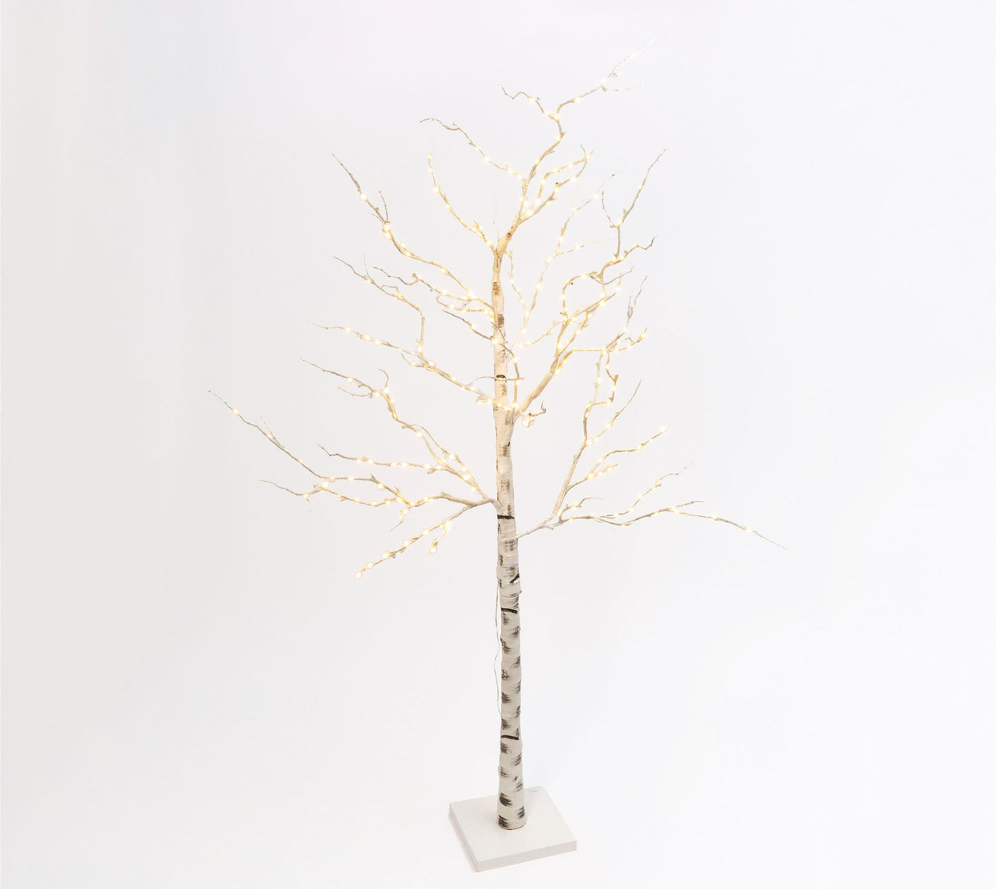 82.67"H Lighted Birch Tree w/250 White Lights by Gerson Co.