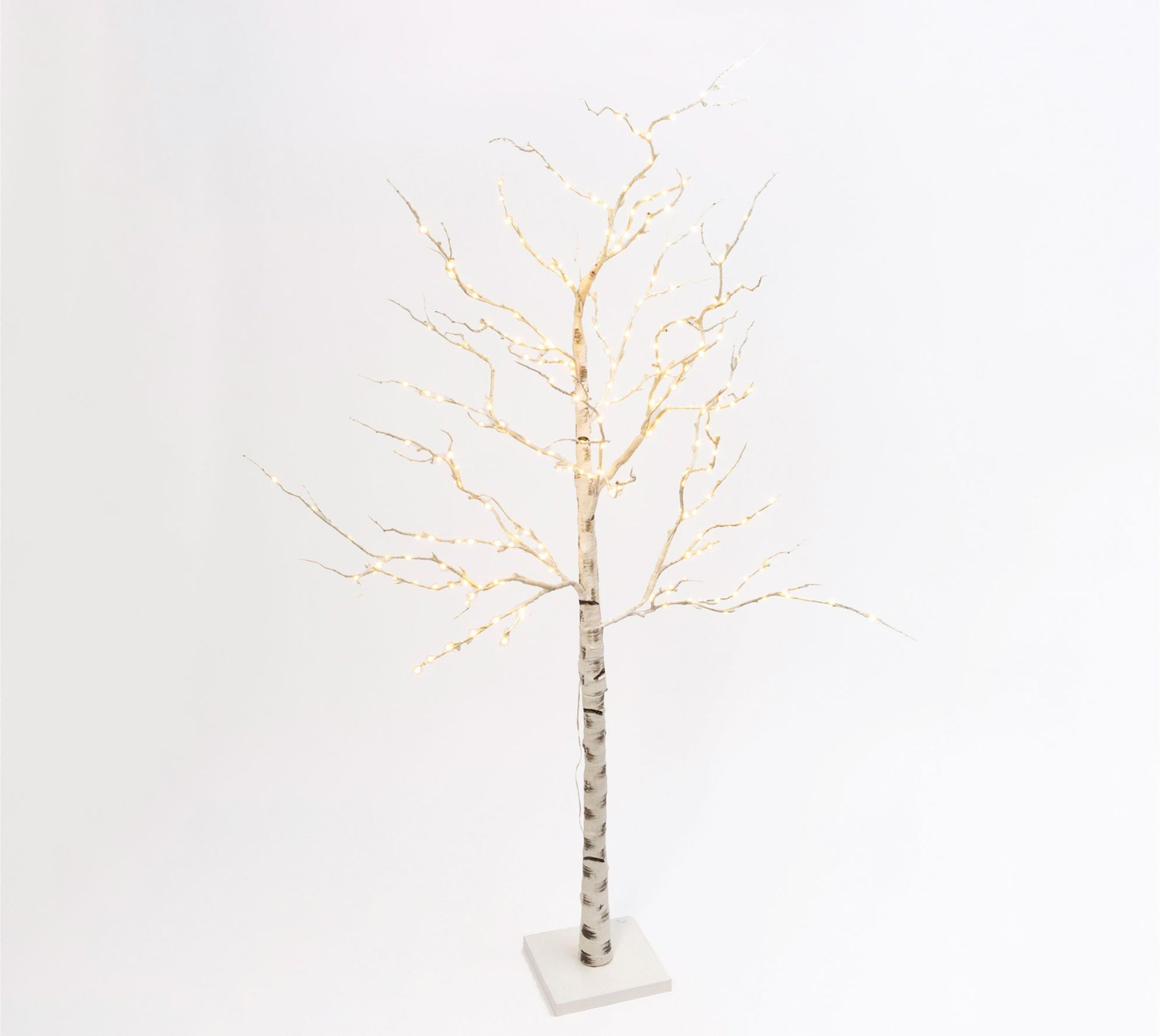 82.67"H Lighted Birch Tree w/250 White Lights by Gerson Co.