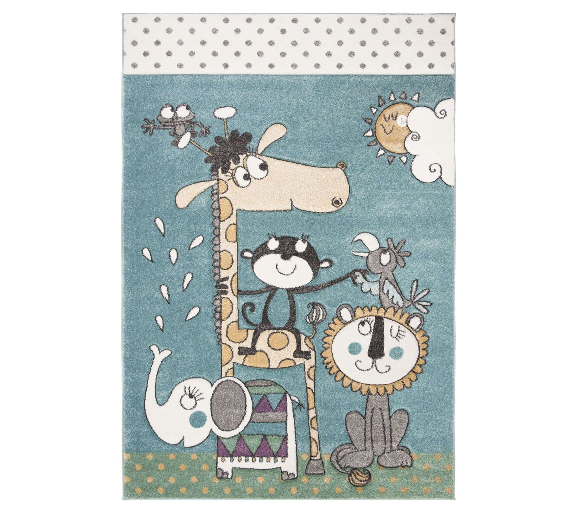 Carousel Kids 185 Collection 5'3" x 7'6" Rug