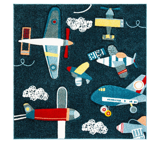 Carousel Kids 167 Collection 5'-3" X 5'-3" Squa re Rug