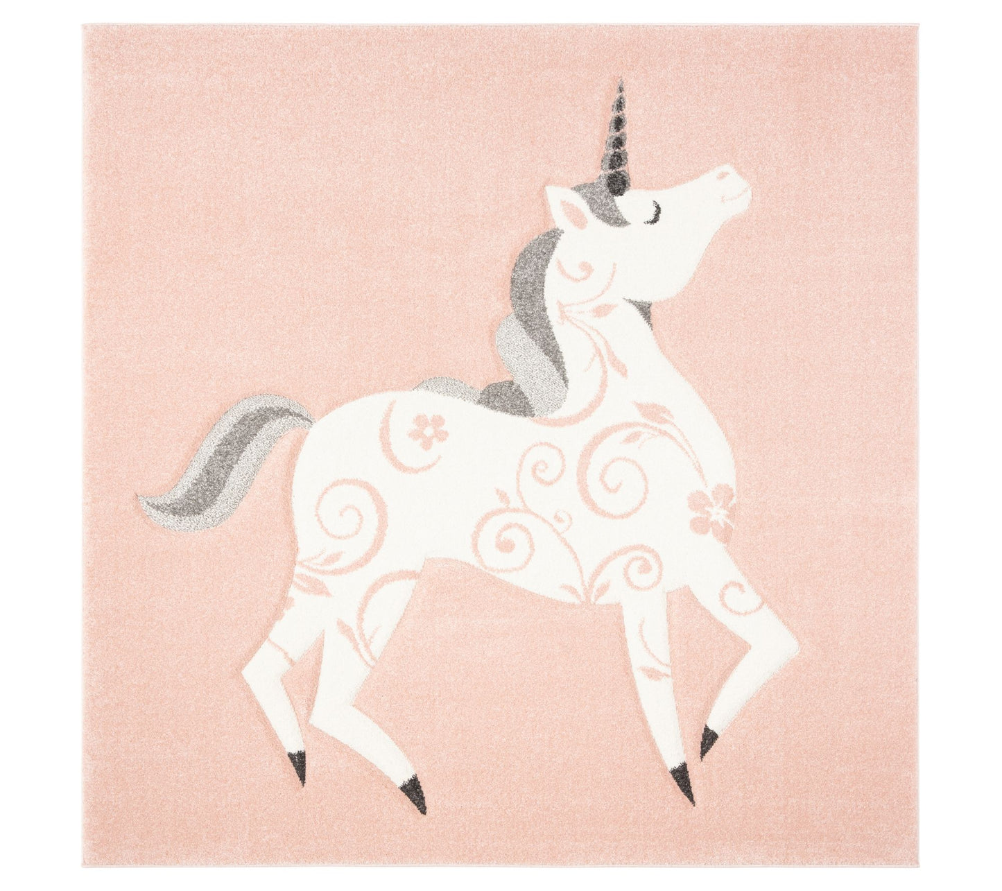 Carousel Kids 163 Collection 5'-3" X 5'-3" Square Rug