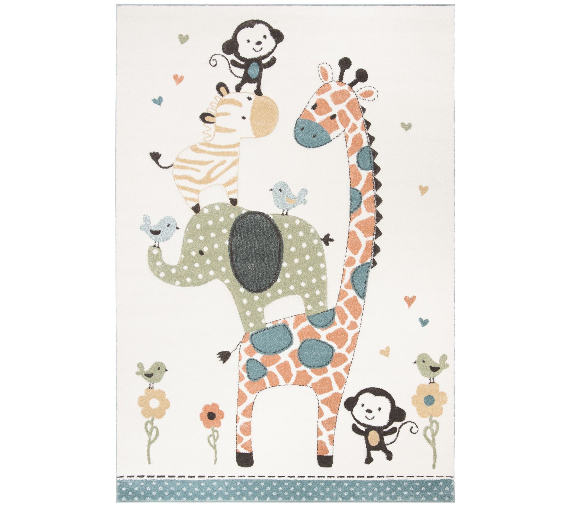 Carousel Kids 120 Collection 6'-7" X 9' Rug