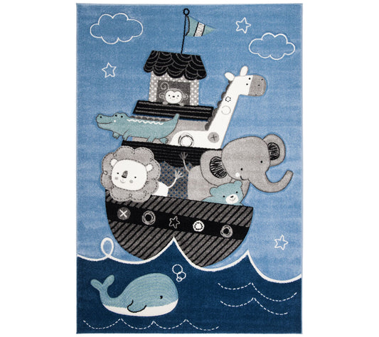 Carousel Kids 121 Collection 6'-7" X 9' Rug