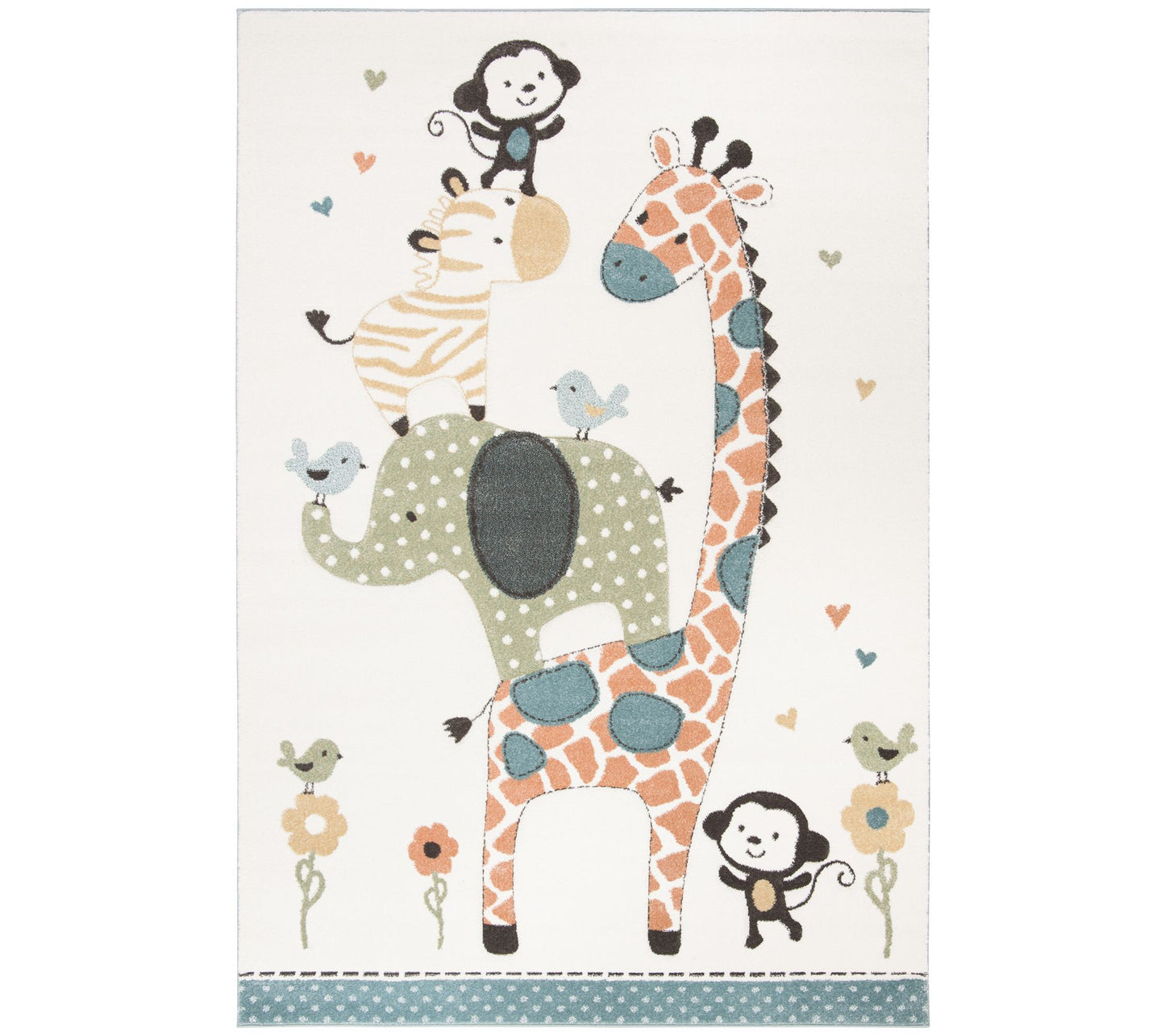Carousel Kids 120 Collection 5'-3" X 7'-6" Rug