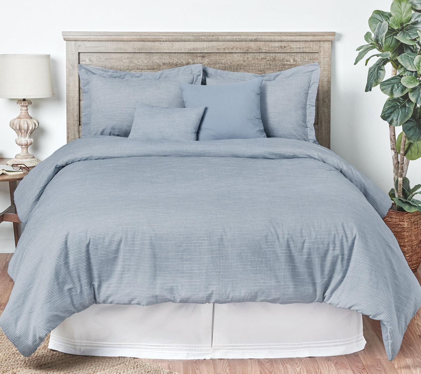 C&F Home 4-Piece Oxford Stripes Comforter TwinSet