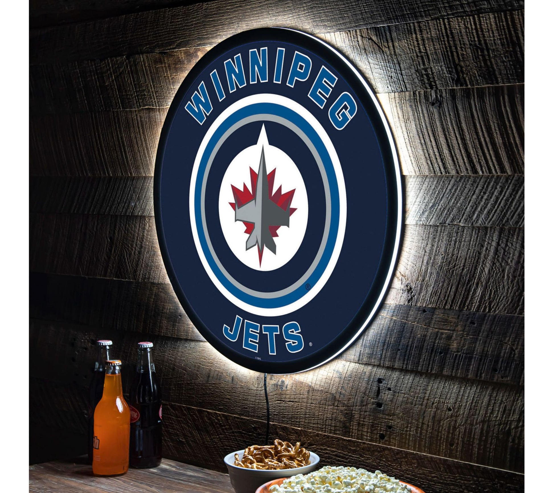 Evergreen NHL Round LED Wall Light