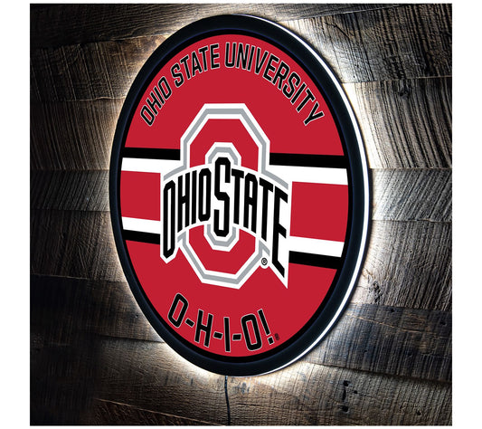 Evergreen NCAA LED 15" Round Lit Sign