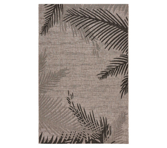 Homeroots 5' x 7' Palm Leaves Indoor Outdoor Ar ea Rug