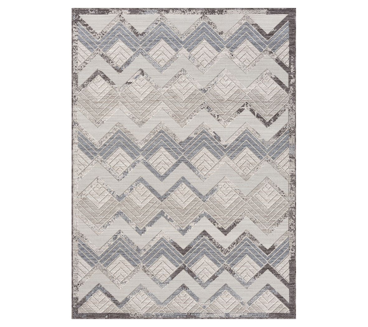 Ox Bay Chevron PET Indoor/Outdoor Area Rug, 5' x 7'