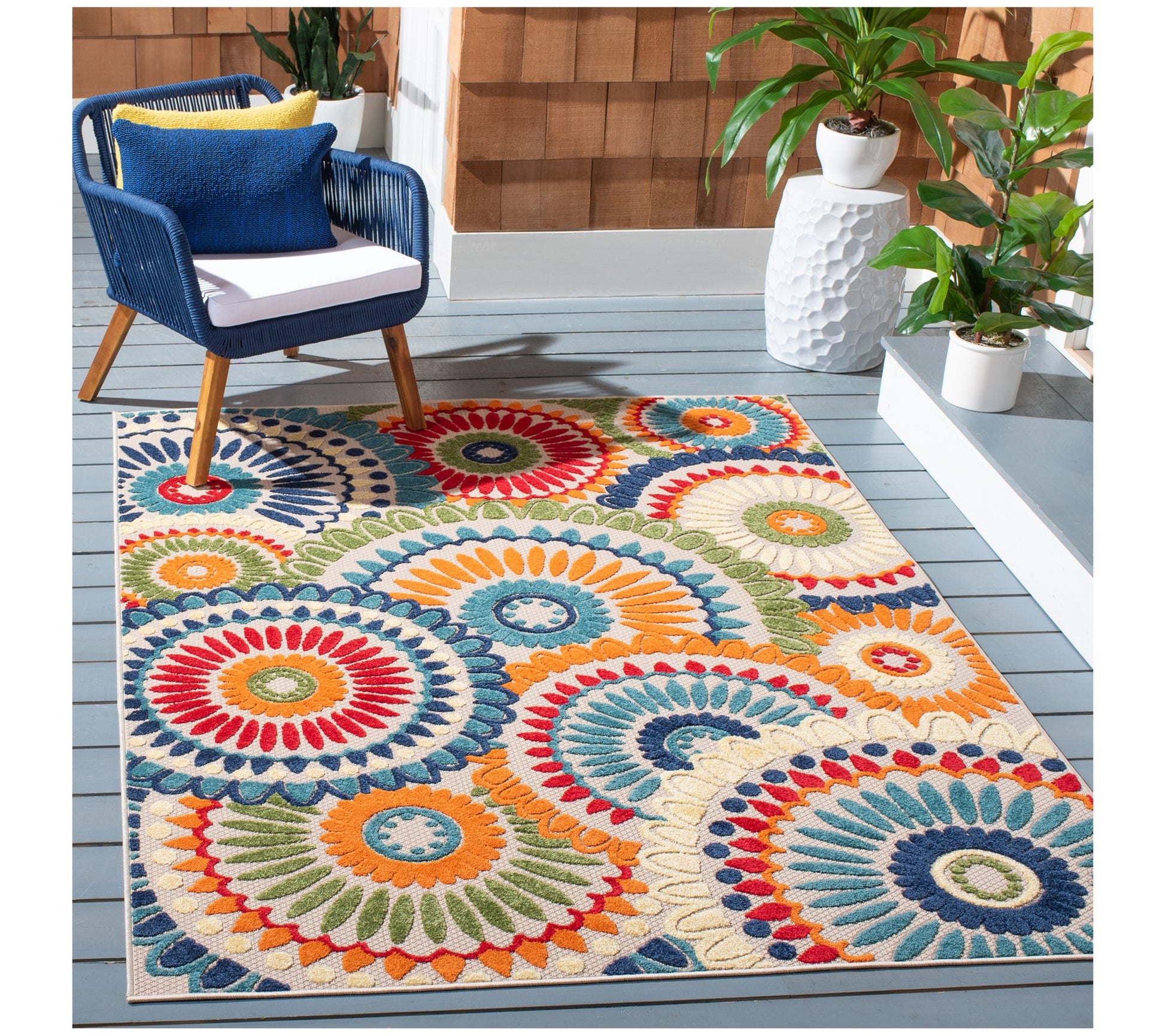 Safavieh Cabana 382 Series 5'-3" X 7'-7"Rug