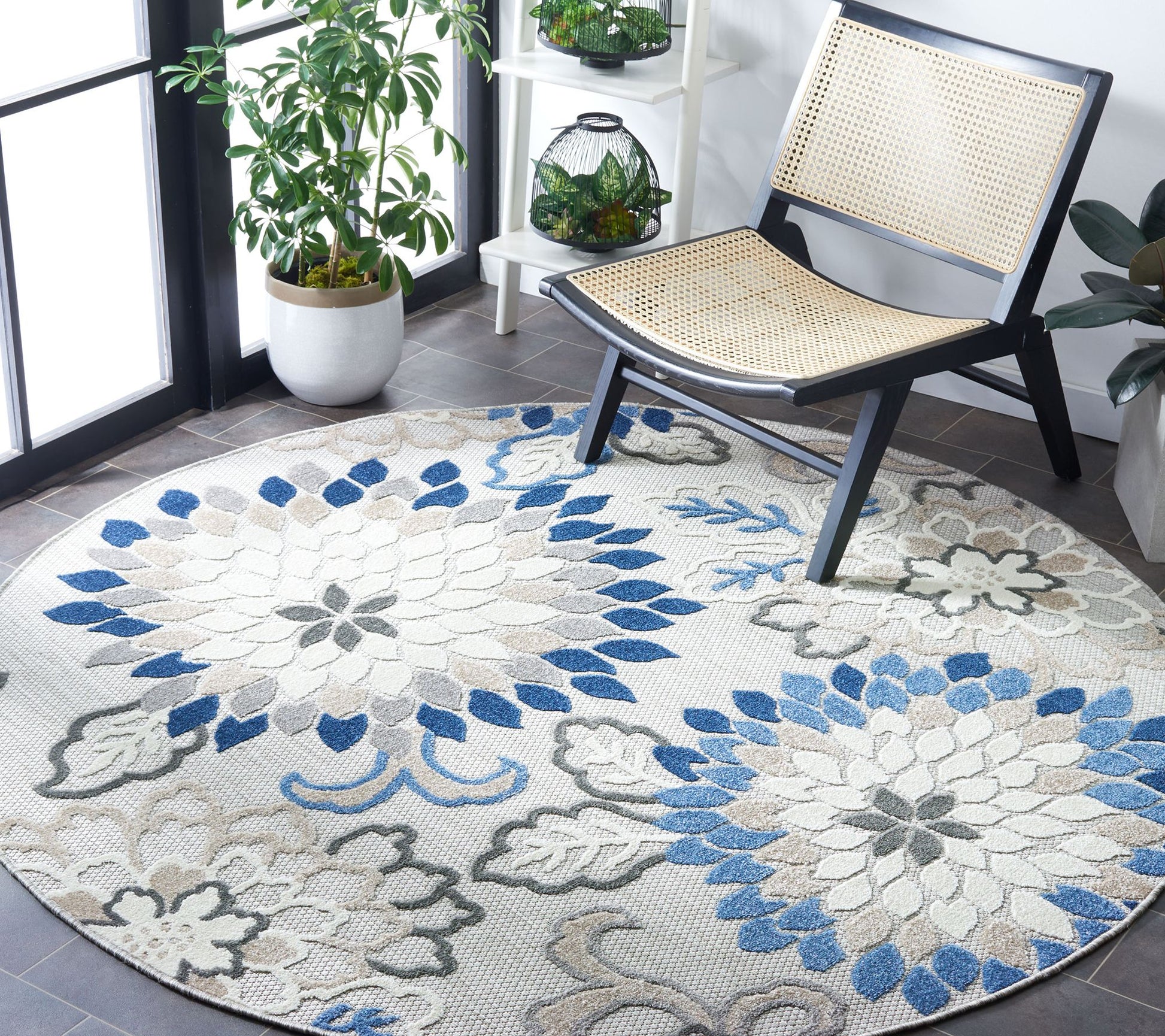 Safavieh Cabana 391 Series 6'-7" X 6'-7" Round