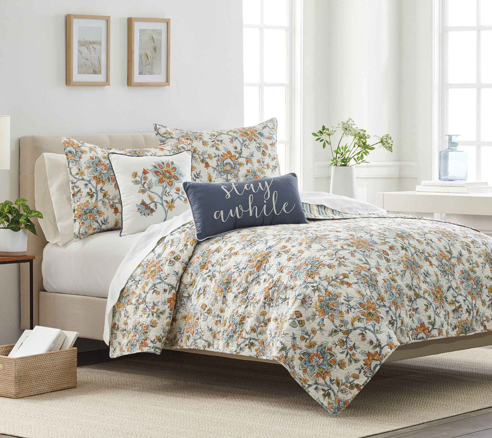 Ainsley 3pc Full/Queen Quilt Set by Valerie