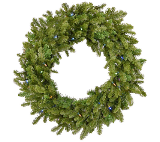 Christmas Time 36-In. Greenland Artificial Holiday Wreath wit