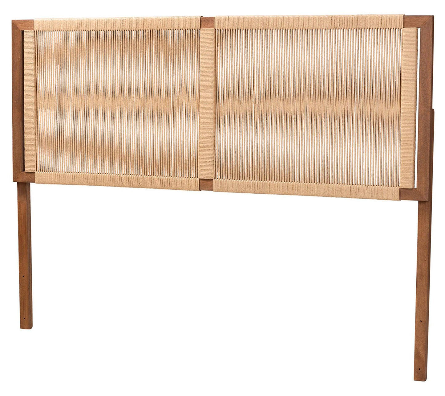 bali & pari Holitz Walnut Brown Wood Queen Headboard