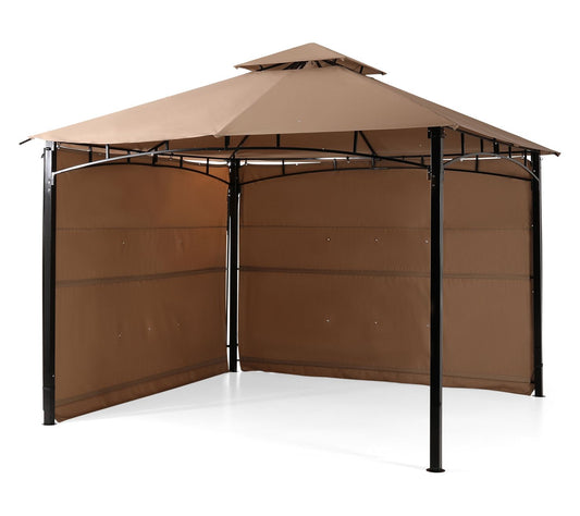 Backyard Expressions 10'x10' Gazebo wTwo Extending Side Panels