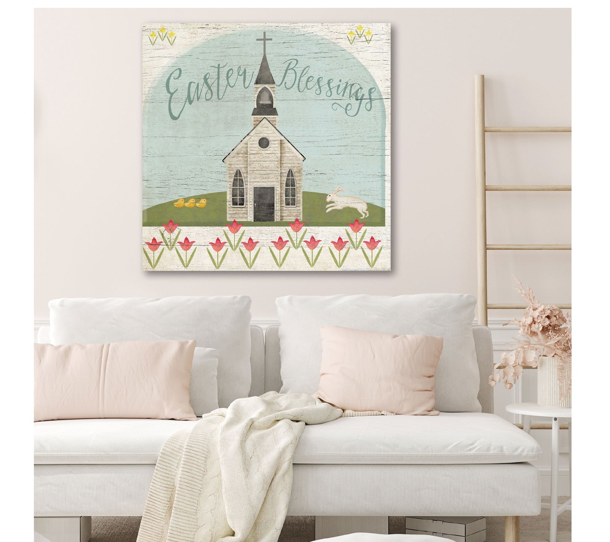 Courtside Market Easter Blessings 30x30 CanvasWall Art