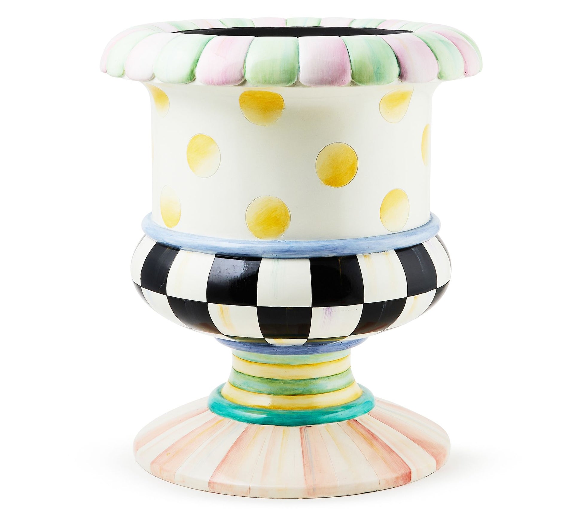 MacKenzie-Childs Rosy Meadow Small Urn